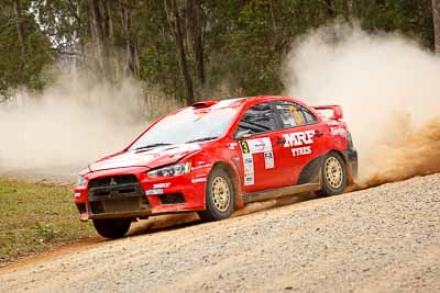 3;1-August-2010;APRC;Asia-Pacific-Rally-Championship;Australia;Evo-10;Gaurav-Gill;Glen-Macneall;Imbil;Mitsubishi-Lancer;Mitsubishi-Lancer-Evolution-X;QLD;Queensland;Sunshine-Coast;Team-MRF;auto;motorsport;racing;telephoto