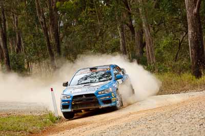 7;1-August-2010;APRC;Asia-Pacific-Rally-Championship;Australia;Evo-10;Glen-Raymond;Imbil;Matt-Raymond;Mitsubishi-Lancer;Mitsubishi-Lancer-Evolution-X;QLD;Queensland;Sunshine-Coast;auto;motorsport;racing;telephoto