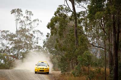 2;1-August-2010;APRC;Asia-Pacific-Rally-Championship;Australia;Chris-Atkinson;Imbil;Proton-Satria-Neo-S2000;QLD;Queensland;Stephane-Prevot;Sunshine-Coast;auto;motorsport;racing;telephoto