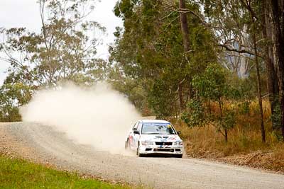 11;1-August-2010;APRC;Asia-Pacific-Rally-Championship;Atsushi-Masumura;Australia;Evo-7;Imbil;Mitsubishi-Lancer;Mitsubishi-Lancer-Evolution-VII;Osamu-Yoda;QLD;Queensland;Sunshine-Coast;Super-Alex-Troop;auto;motorsport;racing;telephoto