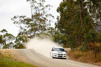 10;1-August-2010;APRC;Asia-Pacific-Rally-Championship;Australia;Brian-Green;Chris-Cobham;Evo-9;Imbil;Mitsubishi-Lancer;Mitsubishi-Lancer-Evolution-IX;QLD;Queensland;Sunshine-Coast;auto;motorsport;racing;telephoto