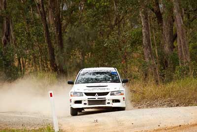 10;1-August-2010;APRC;Asia-Pacific-Rally-Championship;Australia;Brian-Green;Chris-Cobham;Evo-9;Imbil;Mitsubishi-Lancer;Mitsubishi-Lancer-Evolution-IX;QLD;Queensland;Sunshine-Coast;auto;motorsport;racing;telephoto