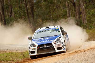 18;1-August-2010;ARC;Australia;Australian-Rally-Championship;Evo-10;Imbil;John-McCarthy;Mitsubishi-Lancer;Mitsubishi-Lancer-Evolution-X;QLD;Queensland;Sachs-Rally-Team;Steven-Shepheard;Sunshine-Coast;auto;motorsport;racing;telephoto