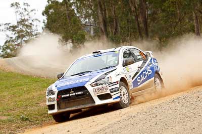 18;1-August-2010;ARC;Australia;Australian-Rally-Championship;Evo-10;Imbil;John-McCarthy;Mitsubishi-Lancer;Mitsubishi-Lancer-Evolution-X;QLD;Queensland;Sachs-Rally-Team;Steven-Shepheard;Sunshine-Coast;auto;motorsport;racing;telephoto