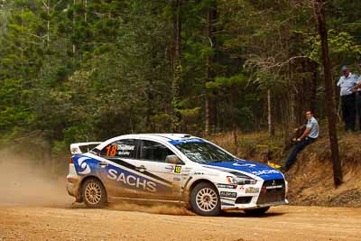 18;1-August-2010;ARC;Australia;Australian-Rally-Championship;Evo-10;Imbil;John-McCarthy;Mitsubishi-Lancer;Mitsubishi-Lancer-Evolution-X;QLD;Queensland;Sachs-Rally-Team;Steven-Shepheard;Sunshine-Coast;auto;motorsport;racing;telephoto