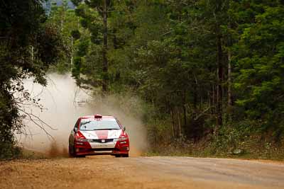 19;1-August-2010;ARC;Australia;Australian-Rally-Championship;Eli-Evans;Glen-Weston;Honda-Civic-Type-R;Imbil;QLD;Queensland;Sunshine-Coast;auto;motorsport;racing;telephoto