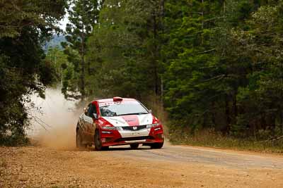 19;1-August-2010;ARC;Australia;Australian-Rally-Championship;Eli-Evans;Glen-Weston;Honda-Civic-Type-R;Imbil;QLD;Queensland;Sunshine-Coast;auto;motorsport;racing;telephoto