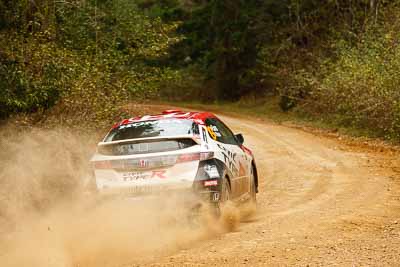 19;1-August-2010;ARC;Australia;Australian-Rally-Championship;Eli-Evans;Glen-Weston;Honda-Civic-Type-R;Imbil;QLD;Queensland;Sunshine-Coast;auto;motorsport;racing;telephoto