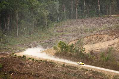 56;1-August-2010;Australia;Imbil;Mazda-RX‒7;Pedders-Rally-Team;QLD;Queensland;Rian-Calder;Sunshine-Coast;Will-Orders;auto;classic;historic;motorsport;racing;telephoto;vintage