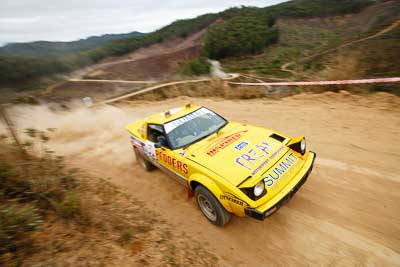 56;1-August-2010;Australia;Imbil;Mazda-RX‒7;Pedders-Rally-Team;QLD;Queensland;Rian-Calder;Sunshine-Coast;Topshot;Will-Orders;auto;classic;historic;motorsport;racing;vintage;wide-angle