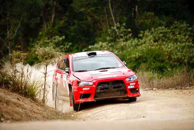 1;1-August-2010;APRC;Asia-Pacific-Rally-Championship;Australia;Chris-Murphy;Evo-10;Imbil;Katsu-Taguchi;Mitsubishi-Lancer;Mitsubishi-Lancer-Evolution-X;QLD;Queensland;Sunshine-Coast;Team-MRF;auto;motorsport;racing;telephoto