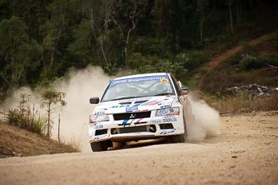 11;1-August-2010;APRC;Asia-Pacific-Rally-Championship;Atsushi-Masumura;Australia;Evo-7;Imbil;Mitsubishi-Lancer;Mitsubishi-Lancer-Evolution-VII;Osamu-Yoda;QLD;Queensland;Sunshine-Coast;Super-Alex-Troop;auto;motorsport;racing;telephoto