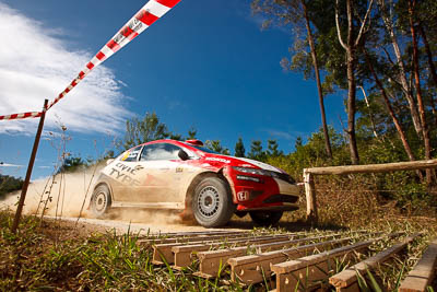 19;1-August-2010;ARC;Australia;Australian-Rally-Championship;Eli-Evans;Glen-Weston;Honda-Civic-Type-R;Imbil;QLD;Queensland;Sunshine-Coast;Topshot;auto;clouds;motorsport;racing;sky;wide-angle