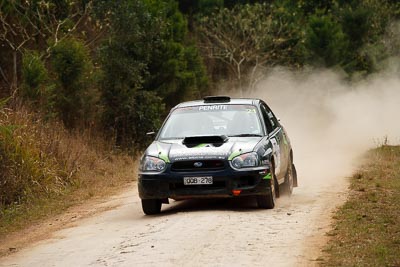 21;1-August-2010;ARC;Australia;Australian-Rally-Championship;Imbil;Mark-Fawcett;QLD;Queensland;Simon-Ellis;Subaru-Impreza-WRX-STI;Sunshine-Coast;auto;motorsport;racing;telephoto