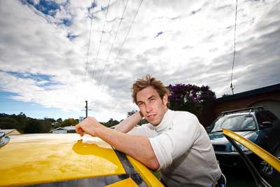 1-August-2010;APRC;Asia-Pacific-Rally-Championship;Australia;Chris-Atkinson;Imbil;QLD;Queensland;Sunshine-Coast;auto;clouds;motorsport;portrait;racing;service-centre;service-park;sky;wide-angle