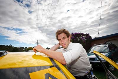 1-August-2010;APRC;Asia-Pacific-Rally-Championship;Australia;Chris-Atkinson;Imbil;QLD;Queensland;Sunshine-Coast;auto;clouds;motorsport;portrait;racing;service-centre;service-park;sky;wide-angle