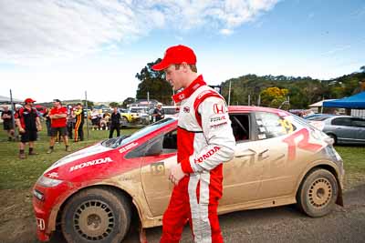 1-August-2010;ARC;Australia;Australian-Rally-Championship;Eli-Evans;Imbil;QLD;Queensland;Sunshine-Coast;auto;clouds;motorsport;portrait;racing;service-centre;service-park;sky;wide-angle