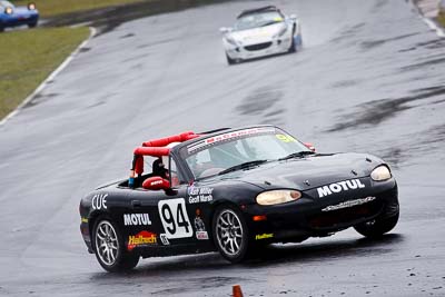 94;25-September-2010;Ashley-Miller;Australia;Dark-Horse-Racing;Geoff-Marsh;Mazda-MX‒5;Mazda-MX5;Mazda-Miata;Morgan-Park-Raceway;QLD;Queensland;Warwick;auto;motorsport;racing;super-telephoto
