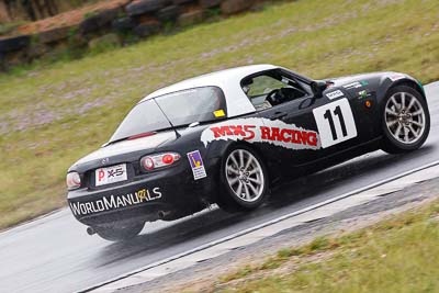 11;25-September-2010;Adam-Spence;Australia;Geoff-Kennedy;Mazda-MX‒5;Mazda-MX5;Mazda-Miata;Morgan-Park-Raceway;QLD;Queensland;Warwick;auto;motorsport;racing;super-telephoto