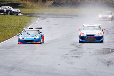 32;68;25-September-2010;Australia;David-Mackie;John-Ballard;Lotus-Elise-HPE;Morgan-Park-Raceway;QLD;Queensland;Scott-Bargwanna;Scott-Fleming;Toyota-Supra-RZ;Warwick;auto;motorsport;racing;super-telephoto