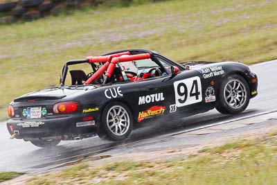 94;25-September-2010;Ashley-Miller;Australia;Dark-Horse-Racing;Geoff-Marsh;Mazda-MX‒5;Mazda-MX5;Mazda-Miata;Morgan-Park-Raceway;QLD;Queensland;Warwick;auto;motorsport;racing;super-telephoto