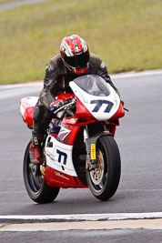 77;25-September-2010;Australia;Ducati;Graeme-Greaves;Morgan-Park-Raceway;QLD;Queensland;Warwick;auto;motorbike;motorsport;racing;super-telephoto