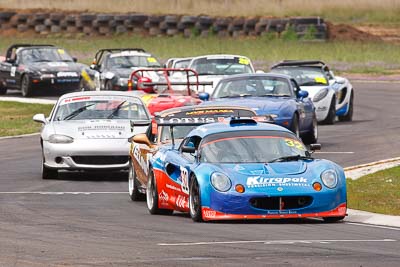 32;25-September-2010;Australia;David-Mackie;Lotus-Elise-HPE;Morgan-Park-Raceway;QLD;Queensland;Scott-Bargwanna;Warwick;auto;motorsport;racing;super-telephoto