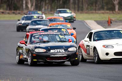 94;25-September-2010;Ashley-Miller;Australia;Dark-Horse-Racing;Geoff-Marsh;Mazda-MX‒5;Mazda-MX5;Mazda-Miata;Morgan-Park-Raceway;QLD;Queensland;Warwick;auto;motorsport;racing;super-telephoto