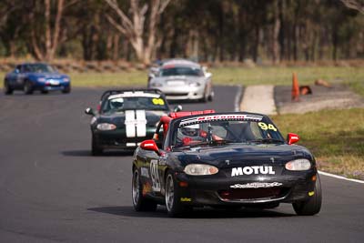 94;25-September-2010;Ashley-Miller;Australia;Dark-Horse-Racing;Geoff-Marsh;Mazda-MX‒5;Mazda-MX5;Mazda-Miata;Morgan-Park-Raceway;QLD;Queensland;Warwick;auto;motorsport;racing;super-telephoto
