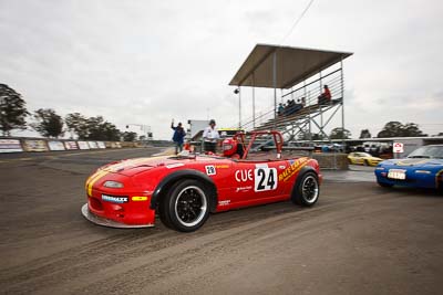 24;26-September-2010;Australia;Brian-Ferrabee;Mazda-MX‒5;Mazda-MX5;Mazda-Miata;Morgan-Park-Raceway;QLD;Queensland;Warwick;auto;motorsport;racing;wide-angle