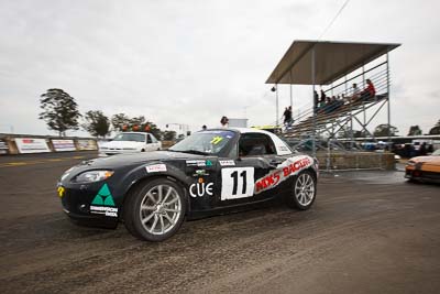 11;26-September-2010;Adam-Spence;Australia;Geoff-Kennedy;Mazda-MX‒5;Mazda-MX5;Mazda-Miata;Morgan-Park-Raceway;QLD;Queensland;Warwick;auto;motorsport;racing;wide-angle