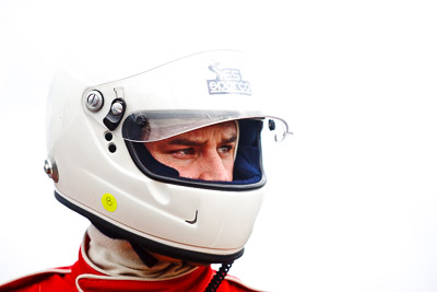 26-September-2010;Australia;Dark-Horse-Racing;Geoff-Marsh;Morgan-Park-Raceway;QLD;Queensland;Warwick;auto;helmet;motorsport;portrait;racing;telephoto