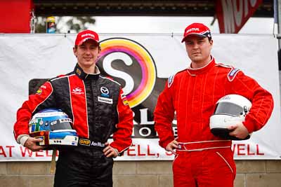 26-September-2010;Ashley-Miller;Australia;Dark-Horse-Racing;Geoff-Marsh;Morgan-Park-Raceway;QLD;Queensland;Warwick;auto;motorsport;portrait;racing;telephoto