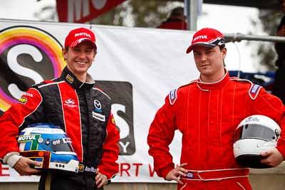 26-September-2010;Ashley-Miller;Australia;Dark-Horse-Racing;Geoff-Marsh;Morgan-Park-Raceway;QLD;Queensland;Warwick;auto;motorsport;portrait;racing;telephoto