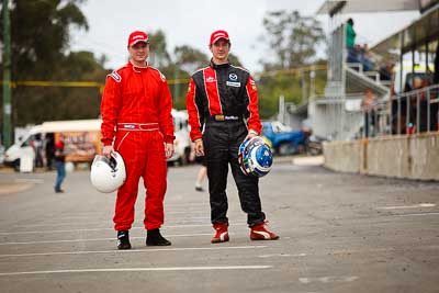 26-September-2010;Ashley-Miller;Australia;Dark-Horse-Racing;Geoff-Marsh;Morgan-Park-Raceway;QLD;Queensland;Warwick;auto;motorsport;portrait;racing;telephoto