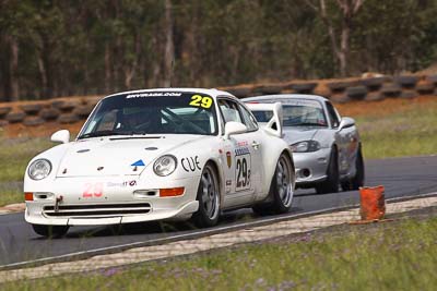 29;26-September-2010;Australia;Chris-Stannard;Ed-Chivers;Morgan-Park-Raceway;Porsche-993-RSCS;QLD;Queensland;Warwick;auto;motorsport;racing;super-telephoto