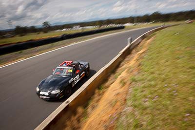 94;26-September-2010;Ashley-Miller;Australia;Dark-Horse-Racing;Geoff-Marsh;Mazda-MX‒5;Mazda-MX5;Mazda-Miata;Morgan-Park-Raceway;QLD;Queensland;Warwick;auto;motorsport;racing;wide-angle