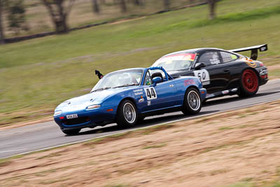 44;26-September-2010;Australia;Calum-Ballinger;Mazda-MX‒5;Mazda-MX5;Mazda-Miata;Morgan-Park-Raceway;Neil-Dedrie;QLD;Queensland;Warwick;auto;motorsport;racing;super-telephoto