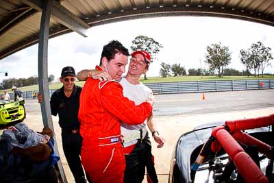 94;26-September-2010;Ashley-Miller;Australia;Dark-Horse-Racing;Geoff-Marsh;Morgan-Park-Raceway;QLD;Queensland;Warwick;auto;fisheye;motorsport;portrait;racing