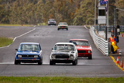 28;58;6;26-September-2010;Australia;Bob-Sudall;Gary-Jackson;Holden-Monaro-HQ;Holden-Torana-XU‒1;Kevin-Heffernan;Mazda-RX‒2;Morgan-Park-Raceway;QLD;Queensland;Warwick;auto;motorsport;racing;super-telephoto