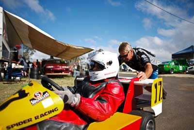 17;12-March-2011;17;28mm;Australia;CAMS-State-Championships;Morgan-Park-Raceway;Phil-Webb;QLD;Queensland;Stockman-MR2;Superkart;Warwick;atmosphere;auto;clouds;motorsport;paddock;portrait;racing;sky;wide-angle