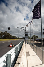 5;12-March-2011;28mm;5;Anthony-Basile;Australia;CAMS-State-Championships;Morgan-Park-Raceway;QLD;Queensland;Superkart;Warwick;auto;clouds;motorsport;racing;sky;wide-angle