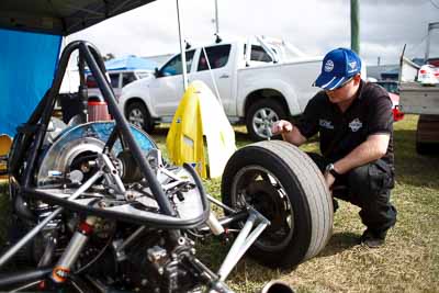 2;12-March-2011;2;28mm;Australia;CAMS-State-Championships;Formula-Vee;Morgan-Park-Raceway;Open-Wheeler;Paul-Mantiet;QLD;Queensland;Rapier;Warwick;atmosphere;auto;motorsport;paddock;portrait;racing;wide-angle