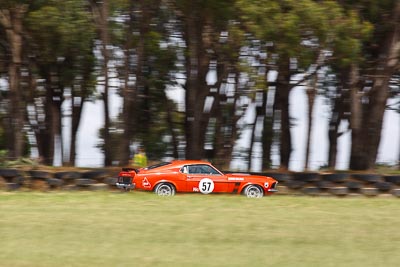 57;12-March-2011;57;Australia;CAMS-State-Championships;Ford-Mustang;Group-N-Touring-Cars;Morgan-Park-Raceway;QLD;Queensland;Shane-Wilson;Warwick;auto;classic;historic;motorsport;racing;super-telephoto;vintage