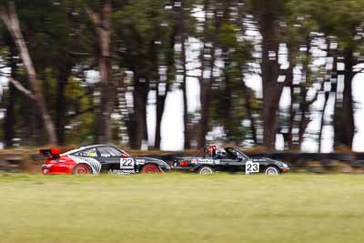 22;23;12-March-2011;22;23;Australia;CAMS-State-Championships;Mazda-MX‒5;Mazda-MX5;Mazda-Miata;Mike-Calcutt;Morgan-Park-Raceway;Porsche-996-GT3-Cup;Production-Sports-Cars;QLD;Queensland;Terry-Knight;Warwick;auto;motorsport;racing;super-telephoto