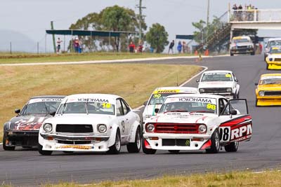 19;98;12-March-2011;19;Australia;CAMS-State-Championships;Chris-Evans;Datsun-1200-Coupe;David-Waldon;Improved-Production;Mazda-808-Coupe;Morgan-Park-Raceway;QLD;Queensland;Warwick;auto;motorsport;racing;super-telephoto