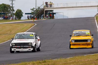 20;55;12-March-2011;20;55;Australia;CAMS-State-Championships;Datsun-1200-Coupe;Greg-Craig;Improved-Production;Morgan-Park-Raceway;QLD;Queensland;Shane-Satchwell;Toyota-Corolla-KE25;Warwick;auto;motorsport;racing;super-telephoto