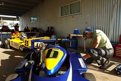 55;6;13-March-2011;55;6;Australia;CAMS-State-Championships;Morgan-Park-Raceway;PVP-250;QLD;Queensland;Scott-Barnsley;Superkart;Vince-Livaditis;Warwick;atmosphere;auto;motorsport;paddock;portrait;racing;wide-angle