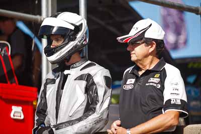 13-March-2011;Australia;CAMS-State-Championships;Jason-Smith;Morgan-Park-Raceway;QLD;Queensland;Superkart;Warwick;atmosphere;auto;motorsport;paddock;portrait;racing;telephoto