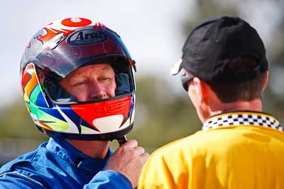 13-March-2011;Australia;CAMS-State-Championships;Craig-Heufel;Morgan-Park-Raceway;QLD;Queensland;Superkart;Warwick;atmosphere;auto;motorsport;paddock;portrait;racing;super-telephoto